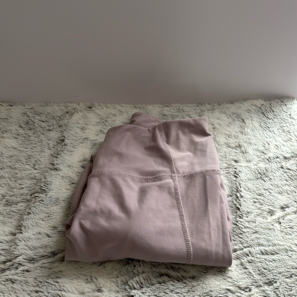 Size small, athletic leggings, Color:  light lavender/pink